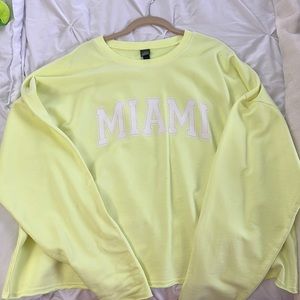 Miami oversized crewneck